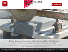 Tablet Screenshot of beton-sciage.com